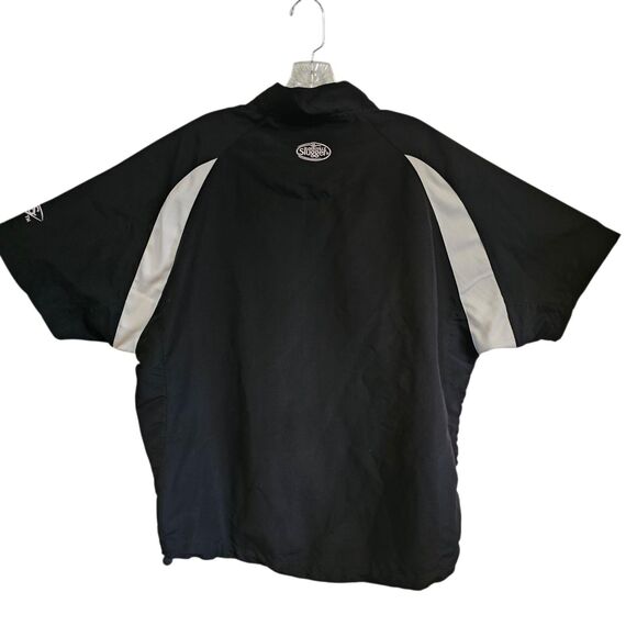 Louisville Slugger Adult  Small Pull-Over 1/4 Zip Batting Cage Black X-Dry Tech - Picture 2 of 7